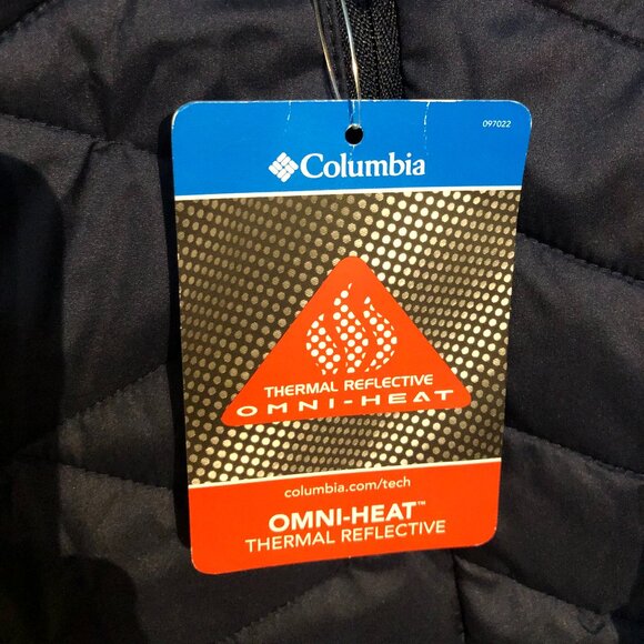 🆕Columbia Women's Heavenly Hooded Jacket- Medium- Dark Nocturnal- Brand NEW - Picture 8 of 10